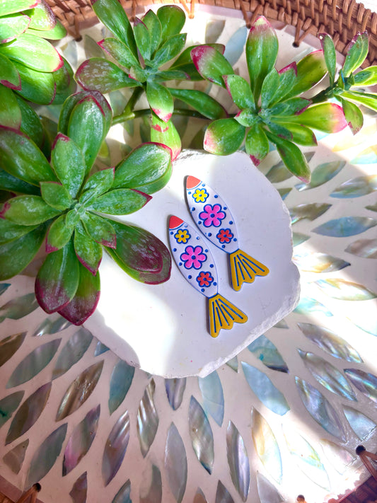 Retro Flower Fish Cutter