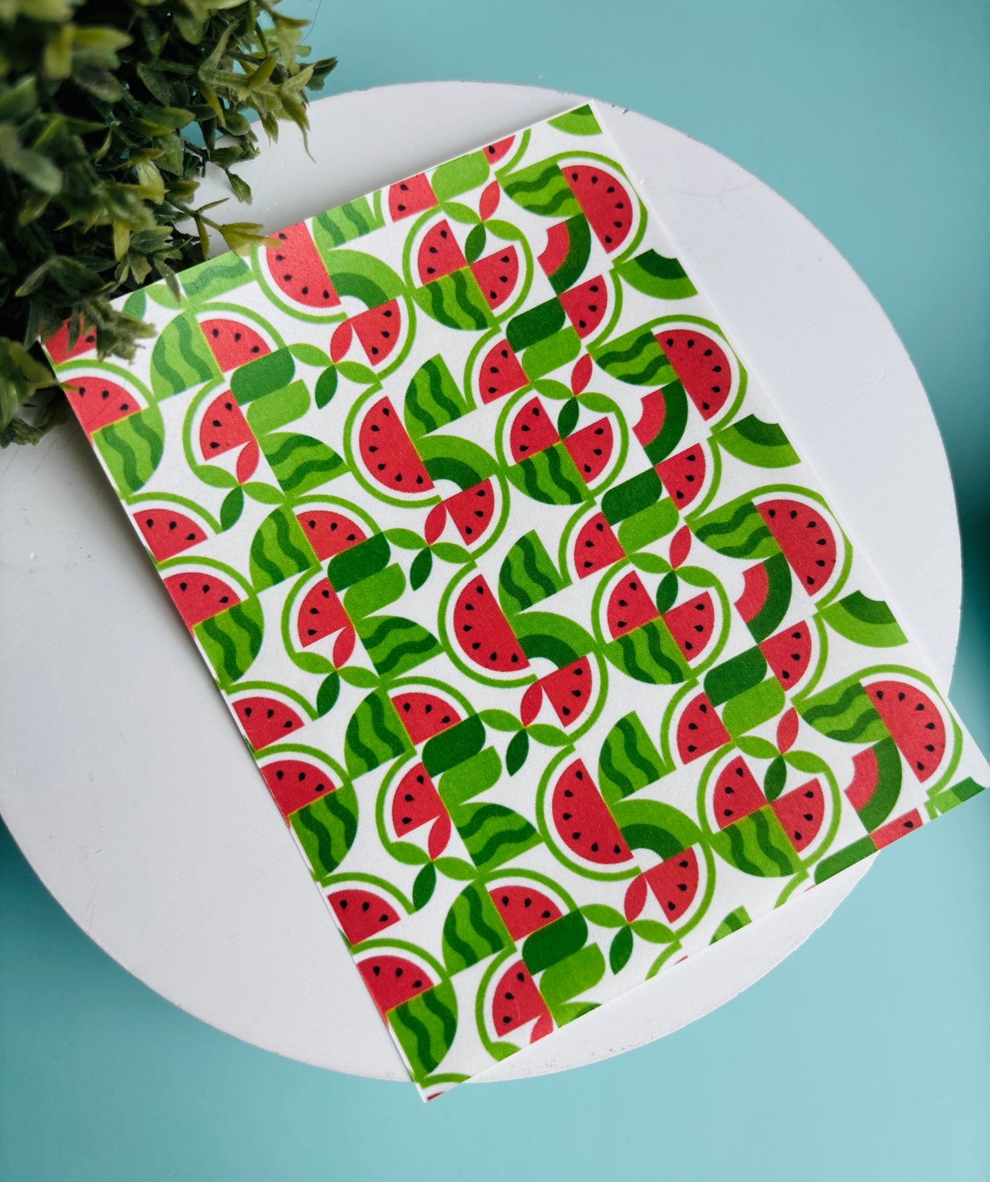Geo Melon Transfer Paper