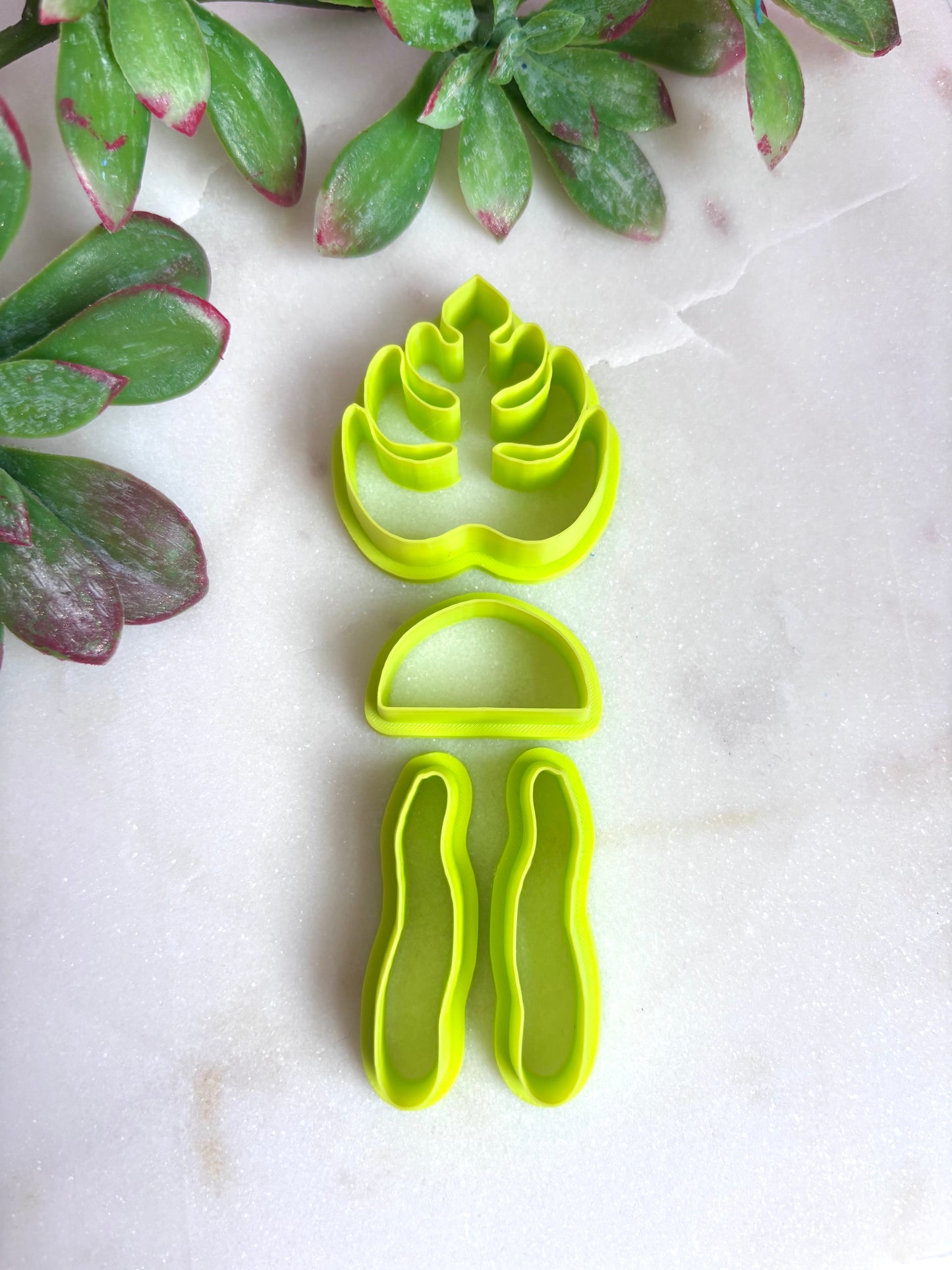 Leafy Dangle Set