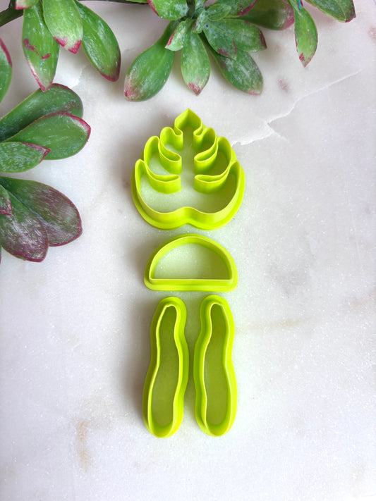 Leafy Dangle Set