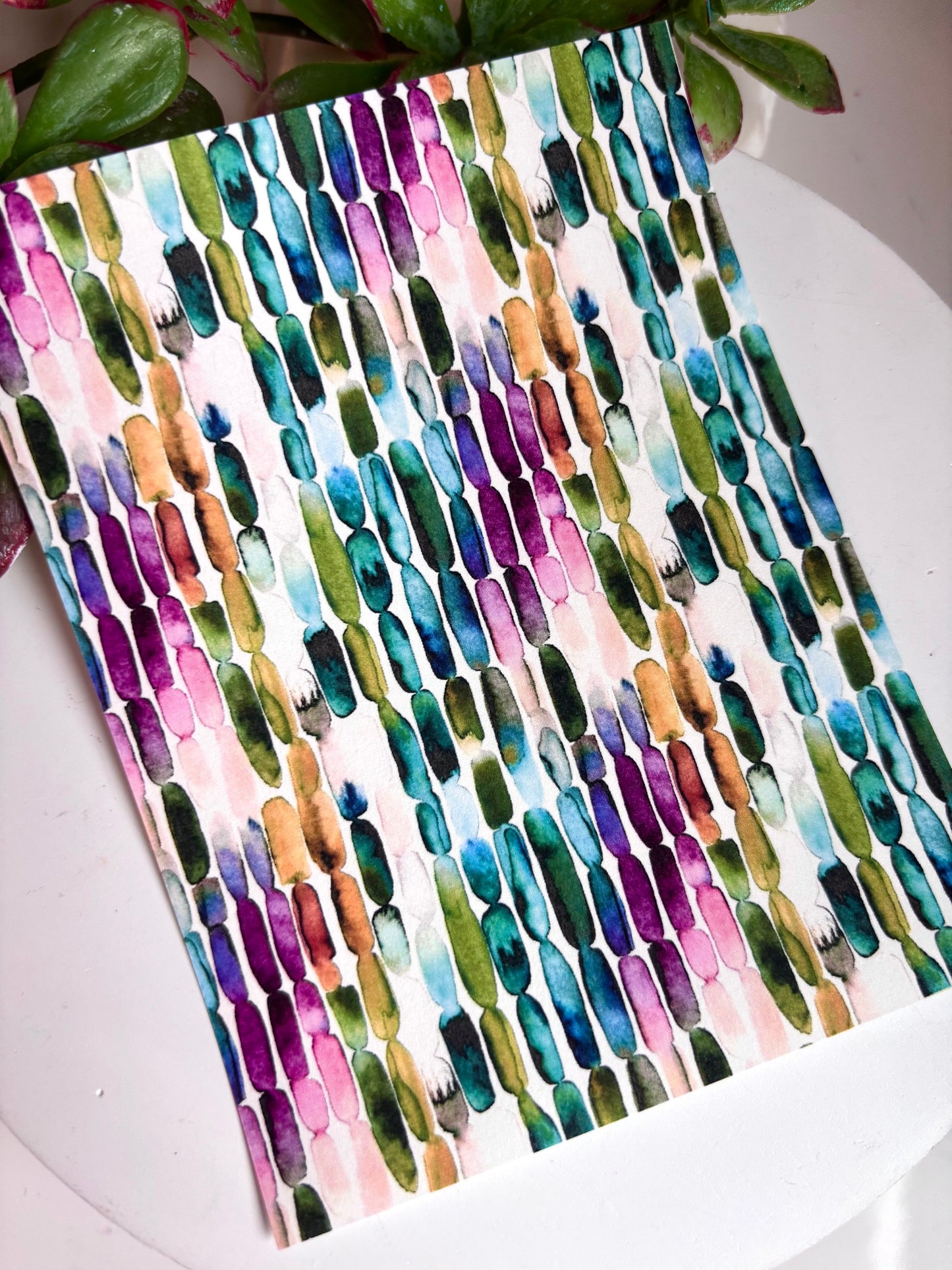 Watercolor Bars Transfer Paper