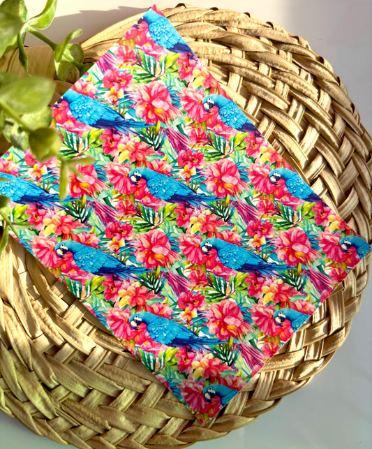 Blue Macaw Transfer Paper