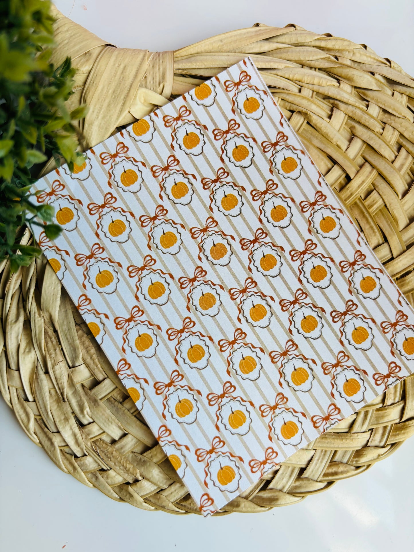 Pumpkin Frame Transfer Paper