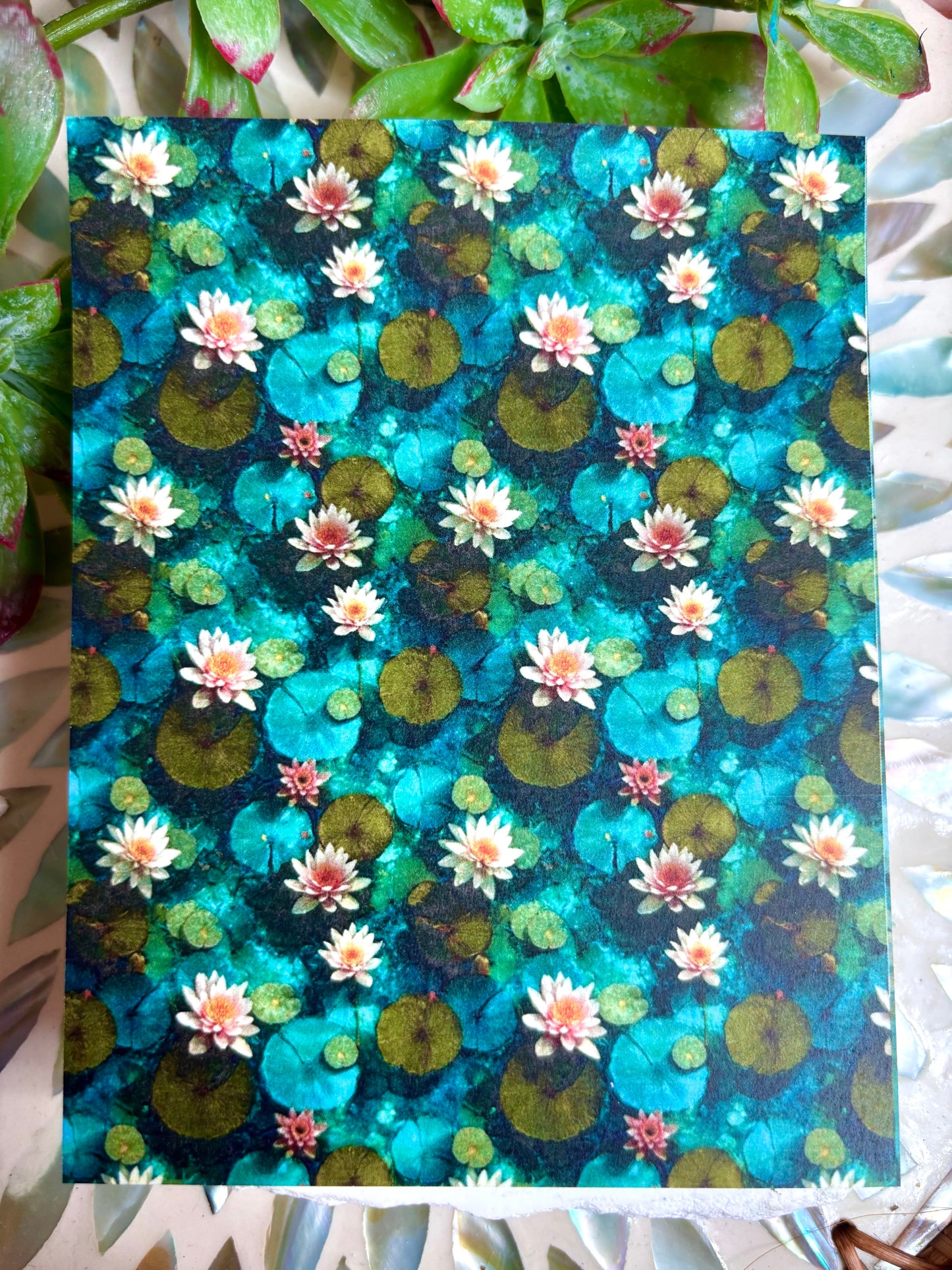 Water Lily Transfer Paper