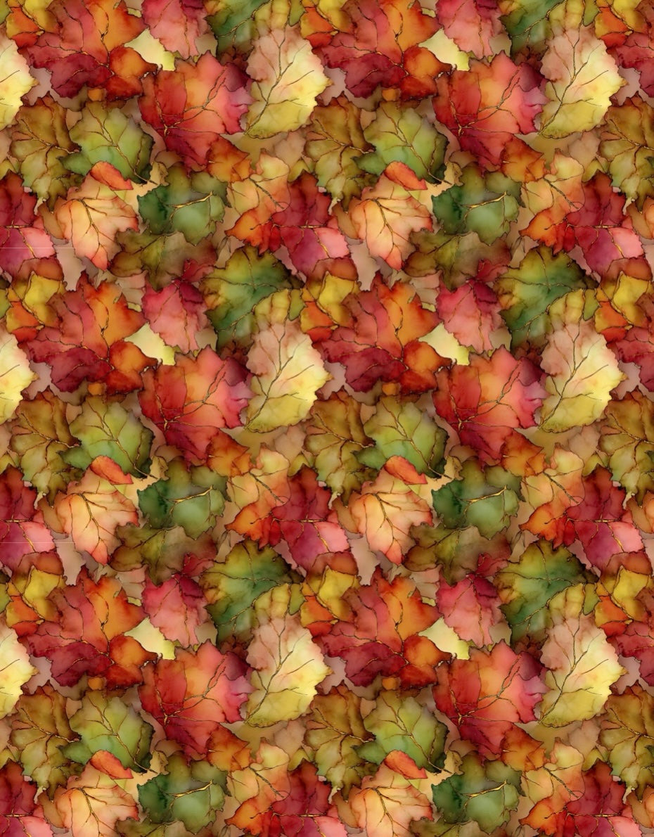 Autumn Leaves C Transfer Paper