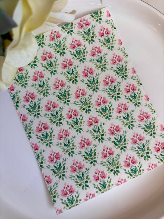 Spring Floral Pattern B Transfer Paper