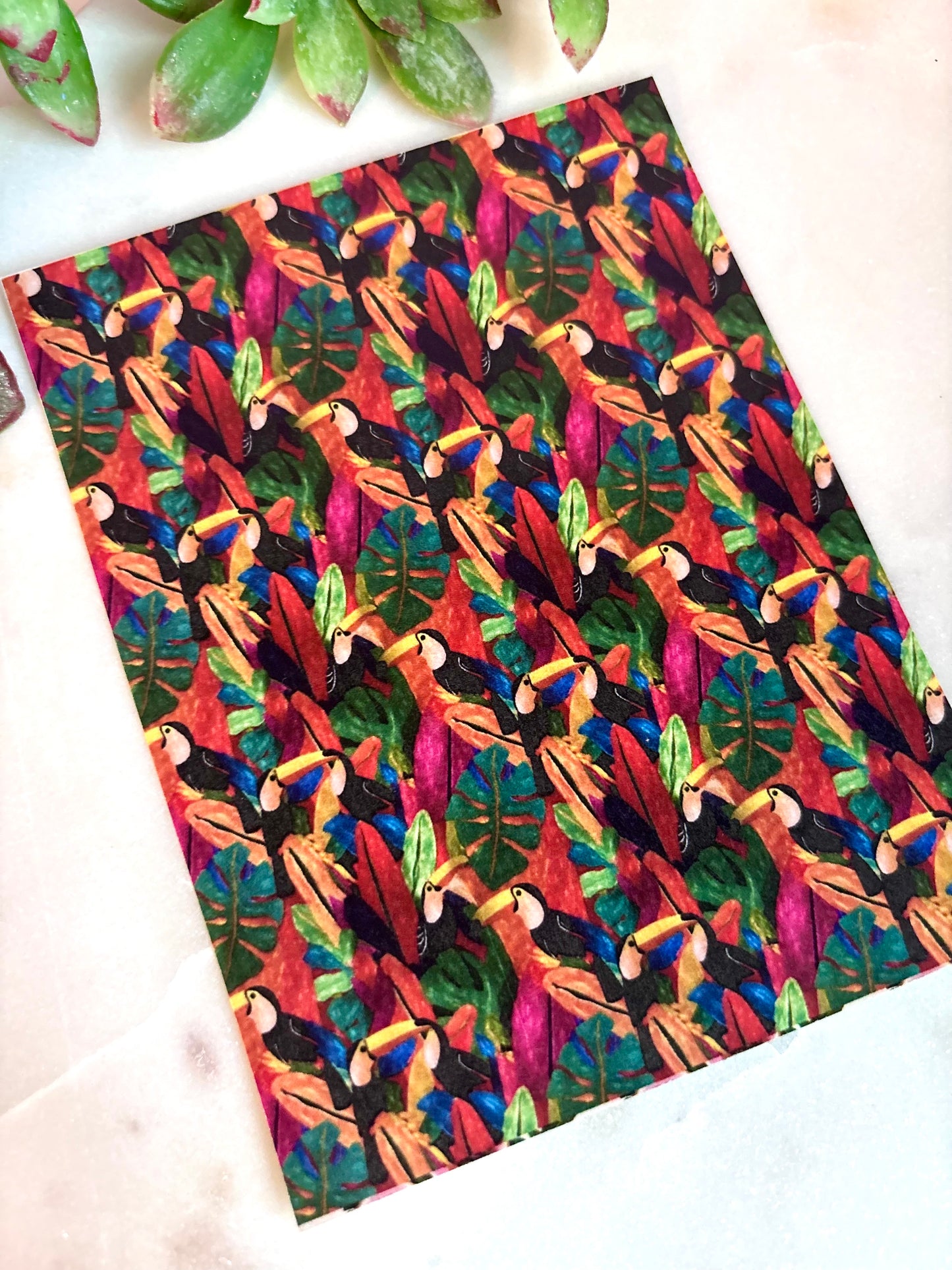 Toucan Tropic Transfer Papers