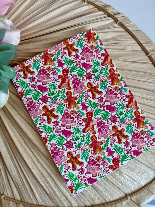 Gingerbread Trees Transfer Paper