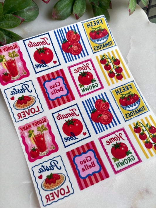 Tomato Tile Transfer Paper