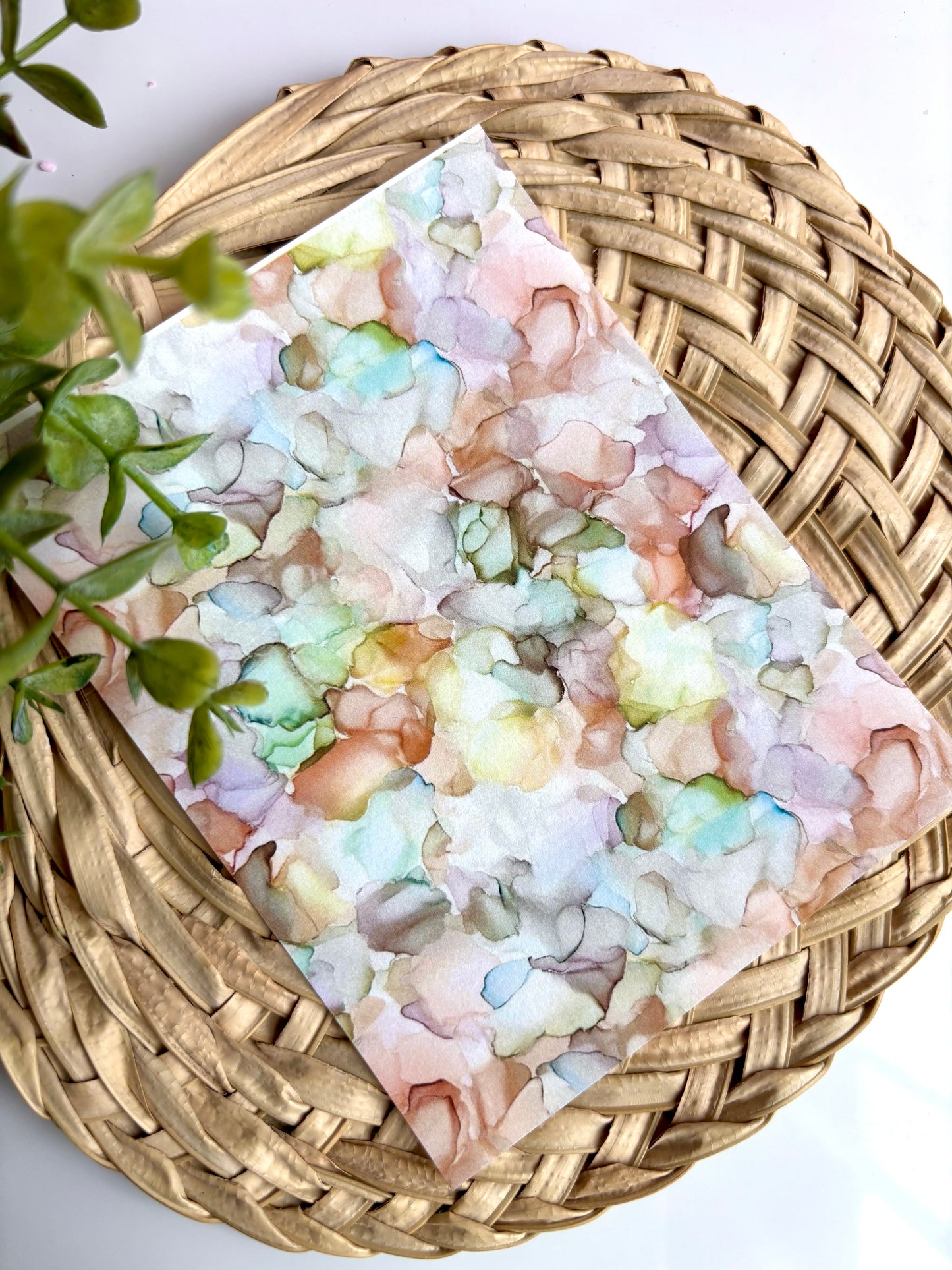 Inky Pastel Transfer Paper