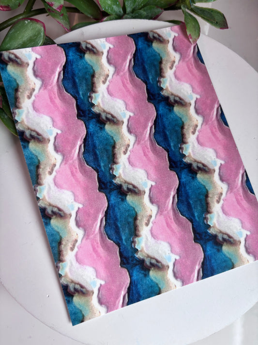 Wavy Glaze Transfer Paper