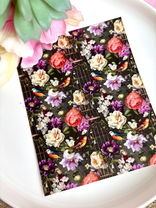 Birdcage Black Transfer Paper