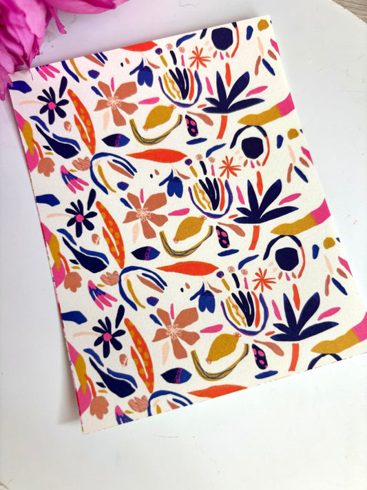 Funky Floral Spring Transfer Paper