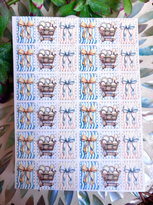 Thrift & Bows Transfer Paper