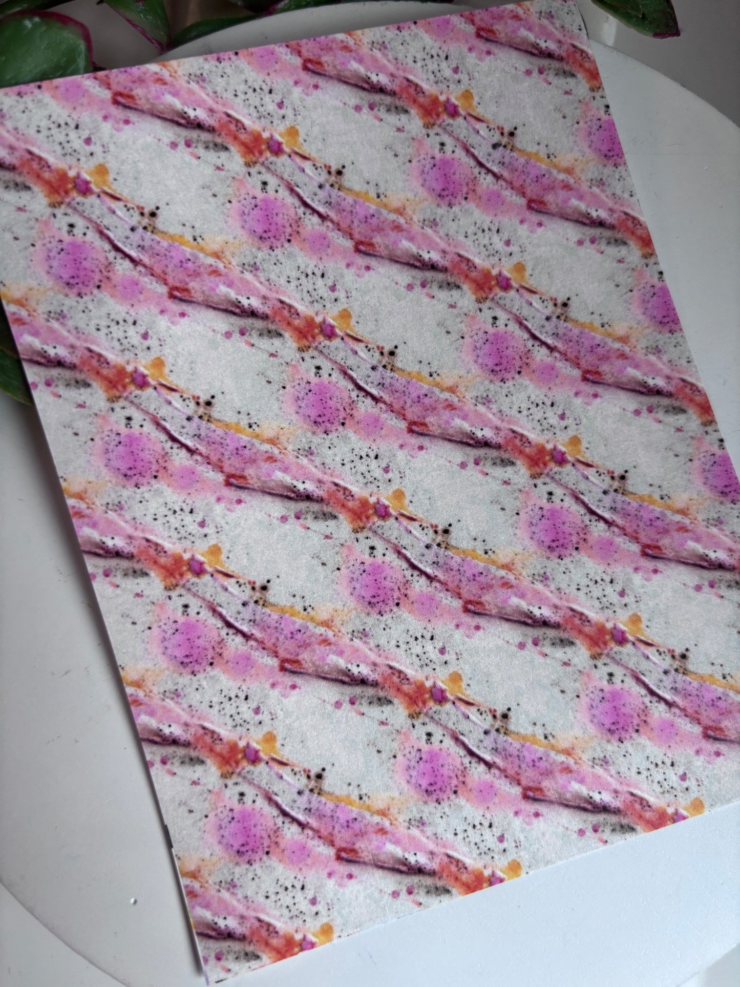 Pinky Glaze Transfer Paper