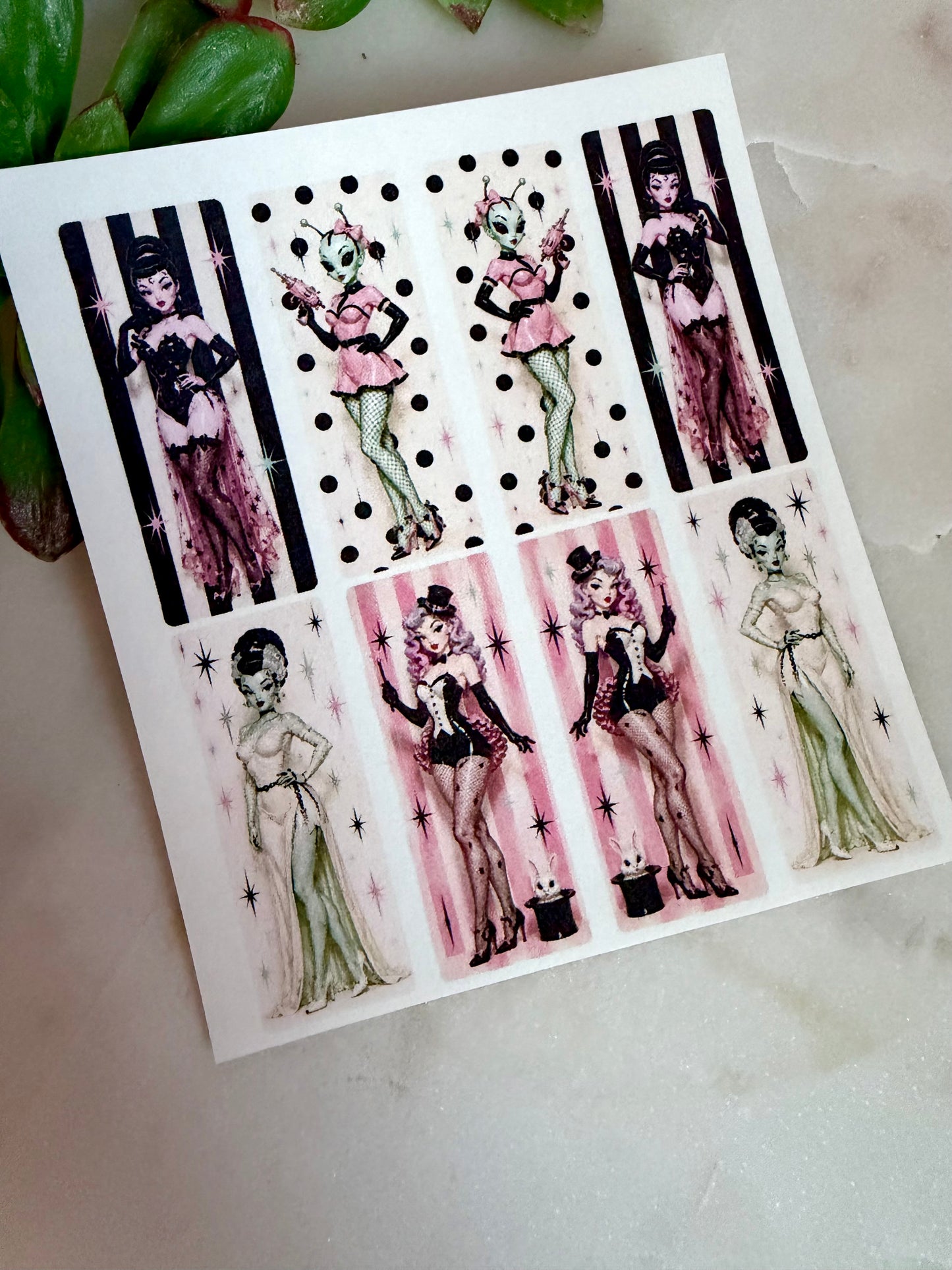 Halloween ZigZag Girls Transfer Papers