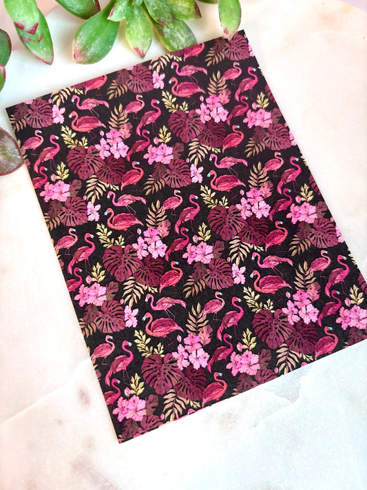 Pink Flamingo Tropic Transfer Paper