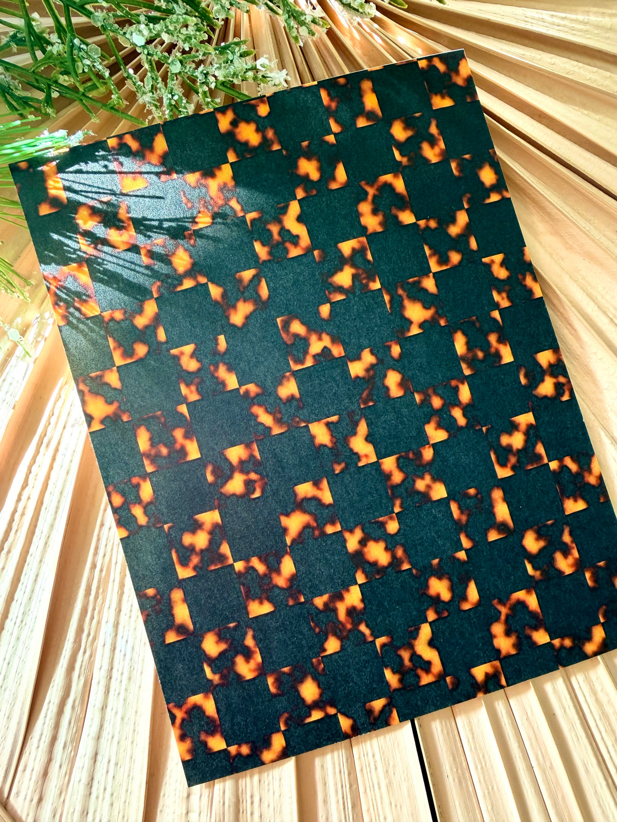 Tortoiseshell Checkerboard Transfer Paper