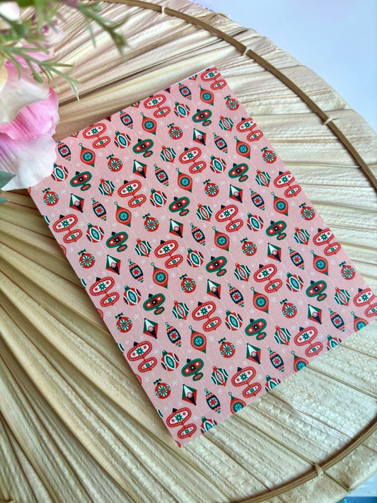 MCM Ornament Pink Transfer Paper