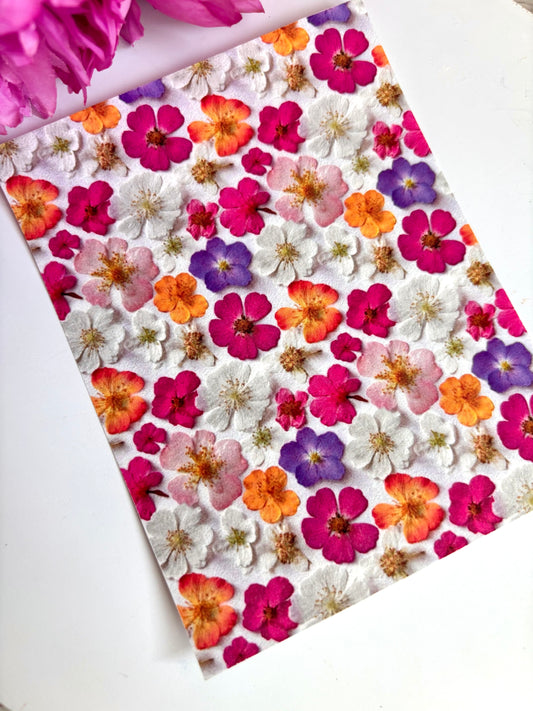 Bright Pressed Flower Transfer Paper