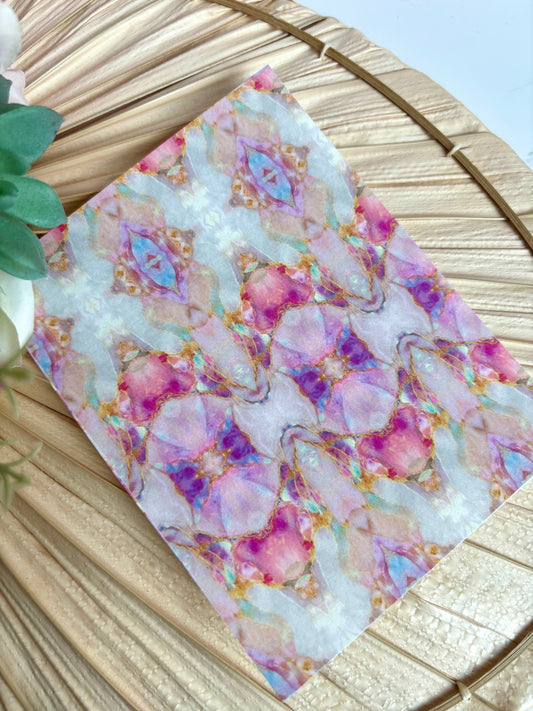Pink Opal Kaleidoscope C Transfer Paper
