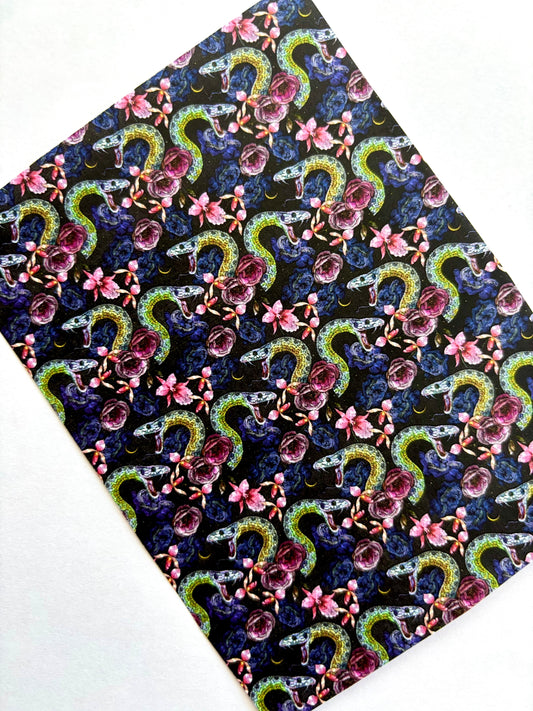 Snake Floral Transfer Paper