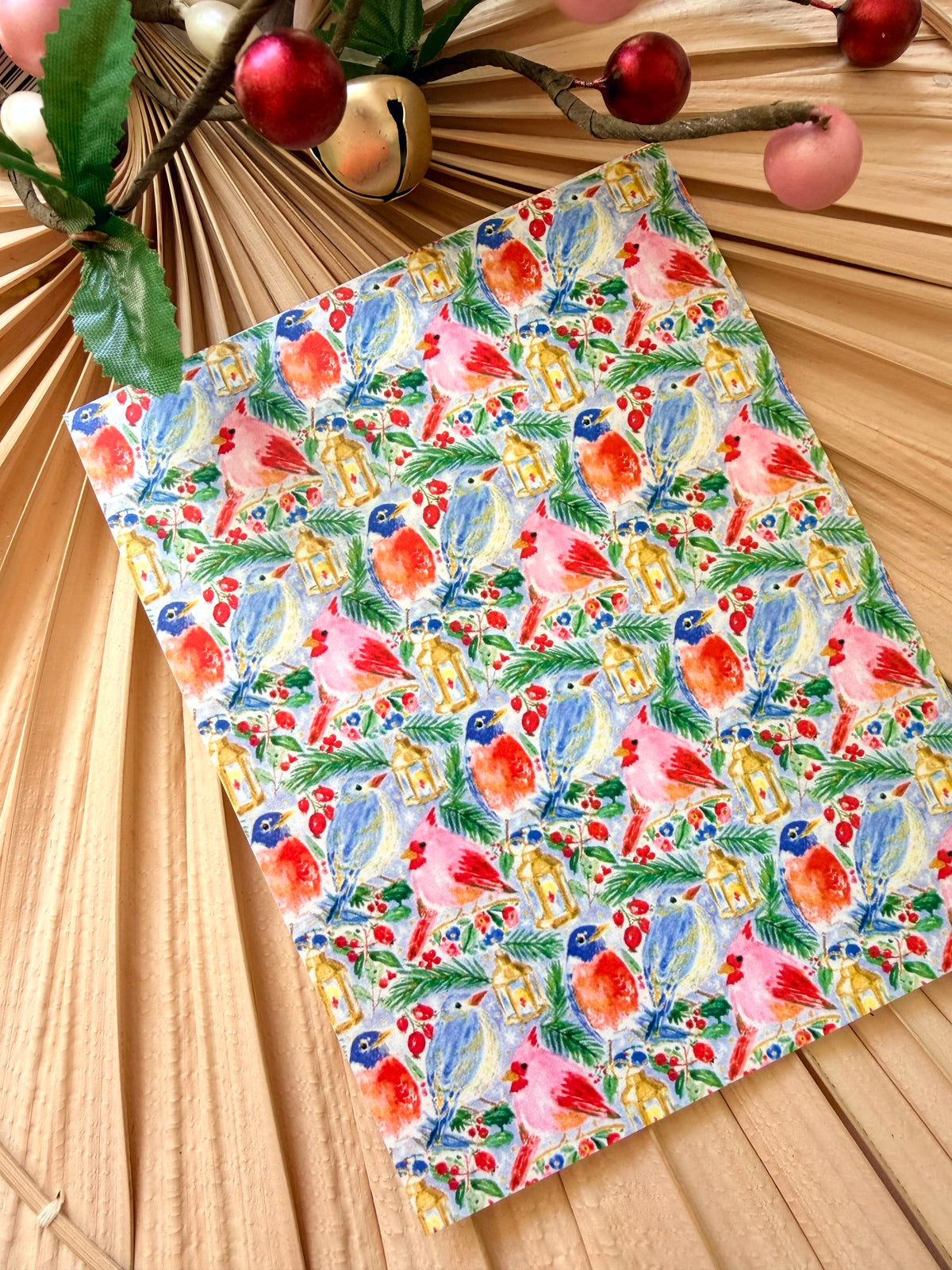 Rosy Bird Transfer Paper