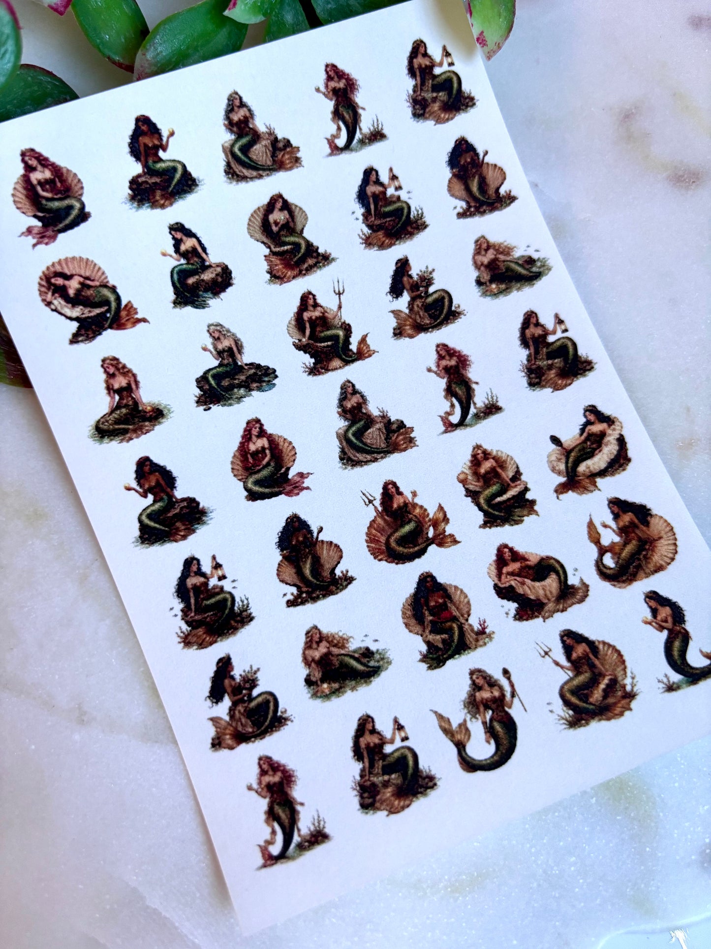 Mermaid Queen Transfer Paper