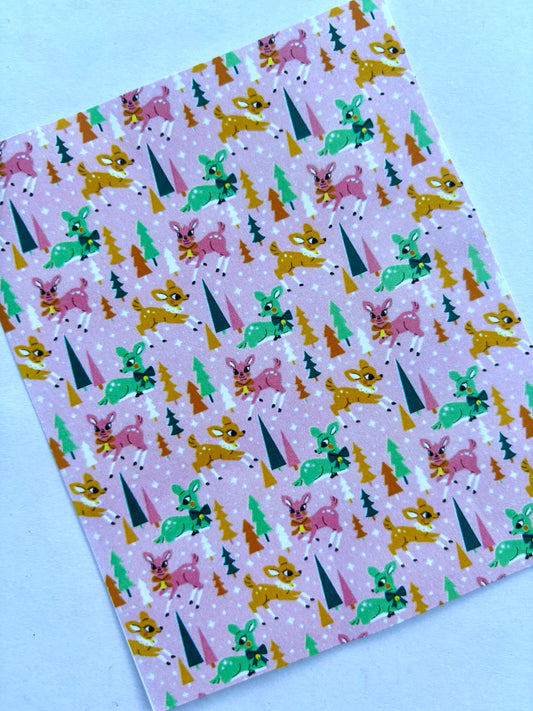 Vintage Reindeer Transfer Paper