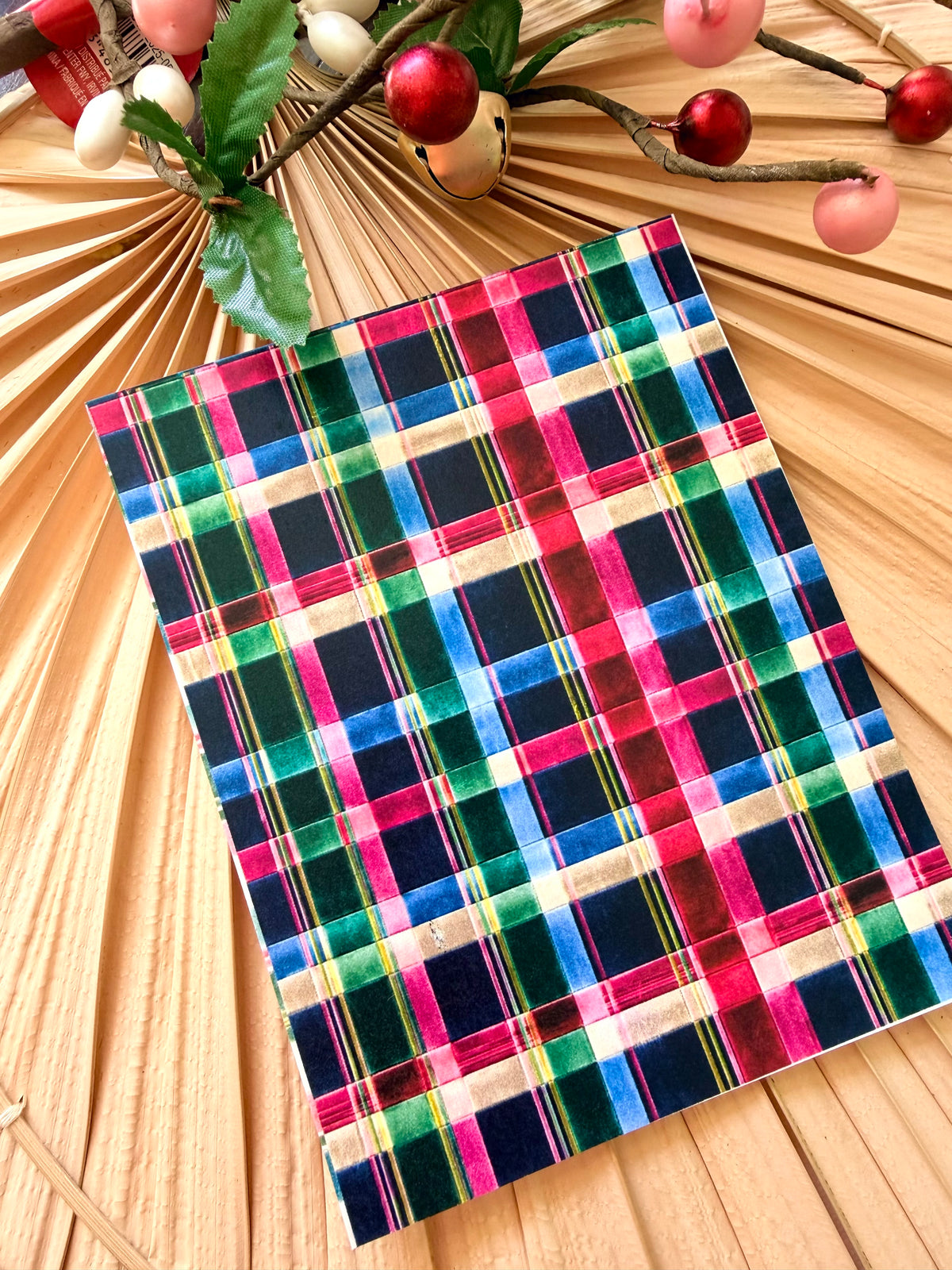 Holiday Velvet Plaid Transfer Papers