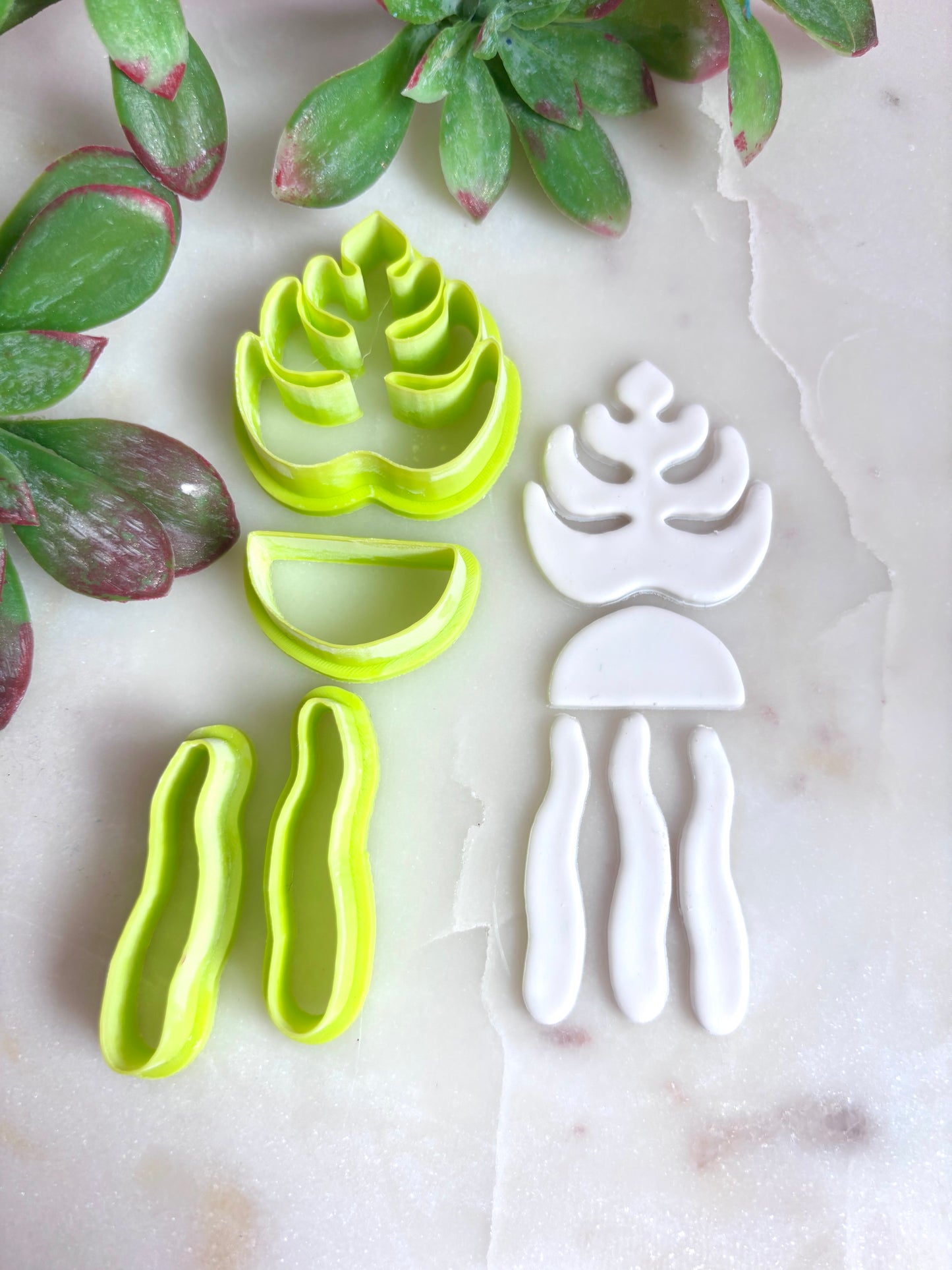 Leafy Dangle Set