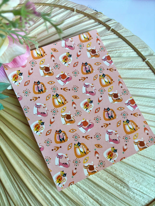 Square Kitty Pink Transfer Paper