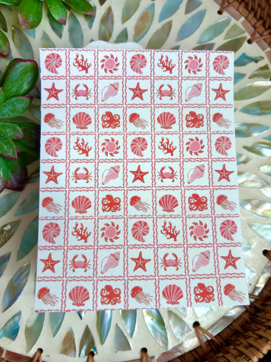 Orange Shells Transfer Paper