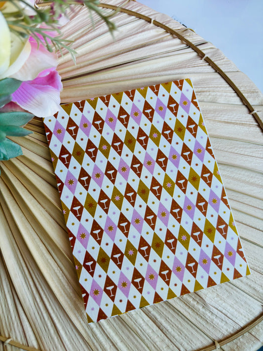 Cocktail Diamond Transfer Paper
