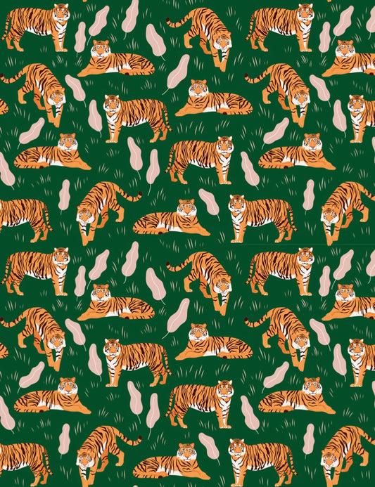 Green Tiger Transfer Paper