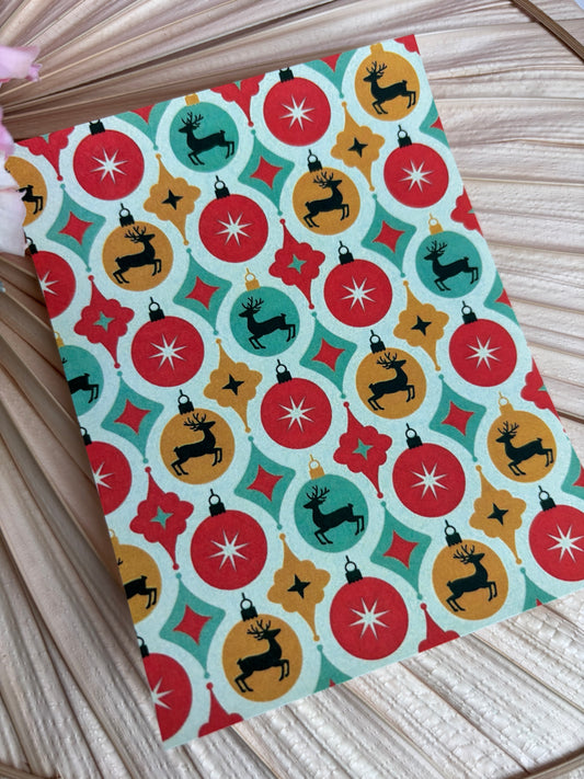 Reindeer Bauble Transfer Paper
