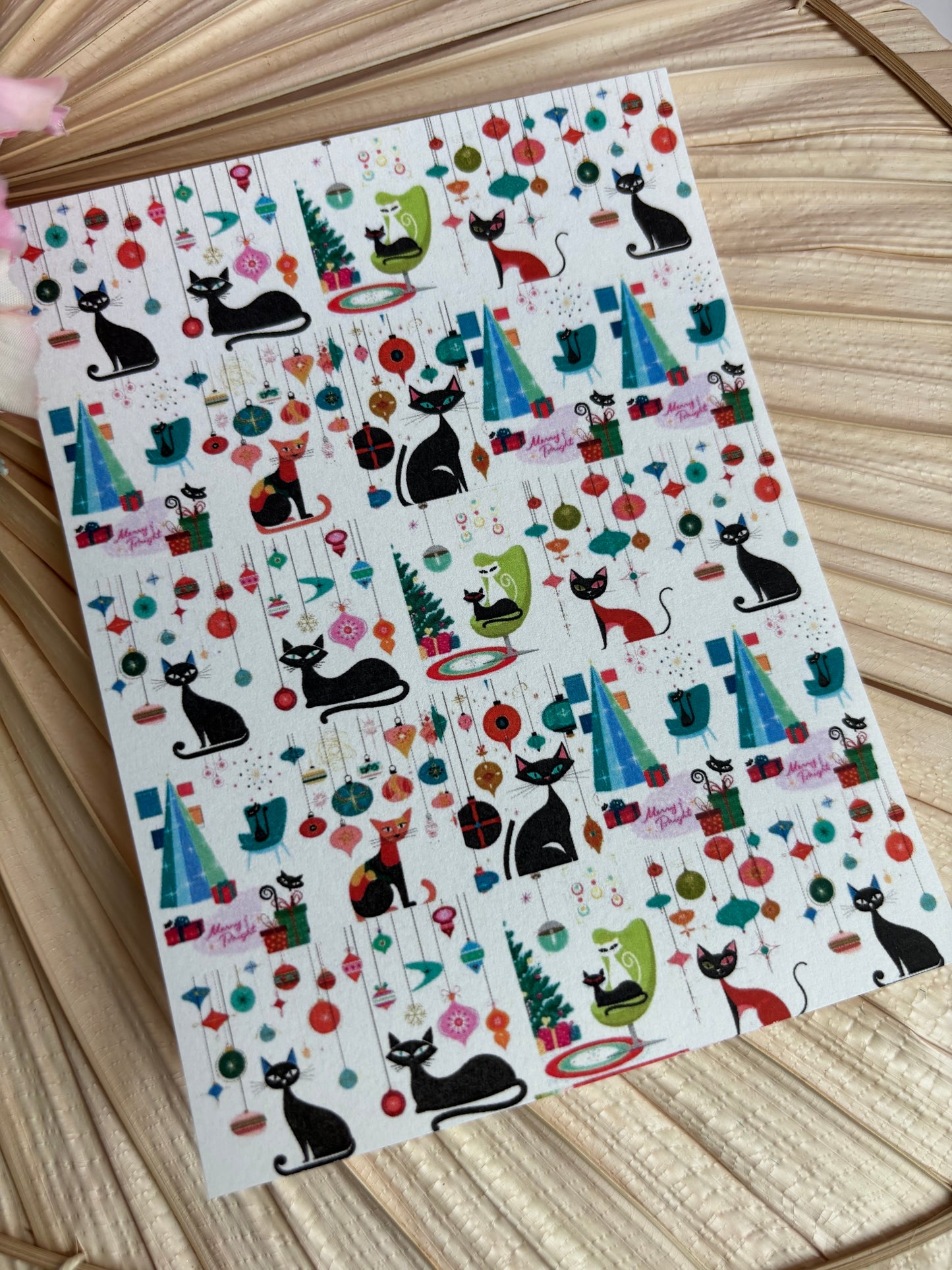 Atomic Kitty Scenes B Transfer Paper