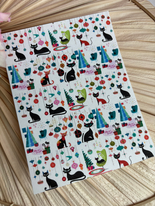 Atomic Kitty Scenes B Transfer Paper