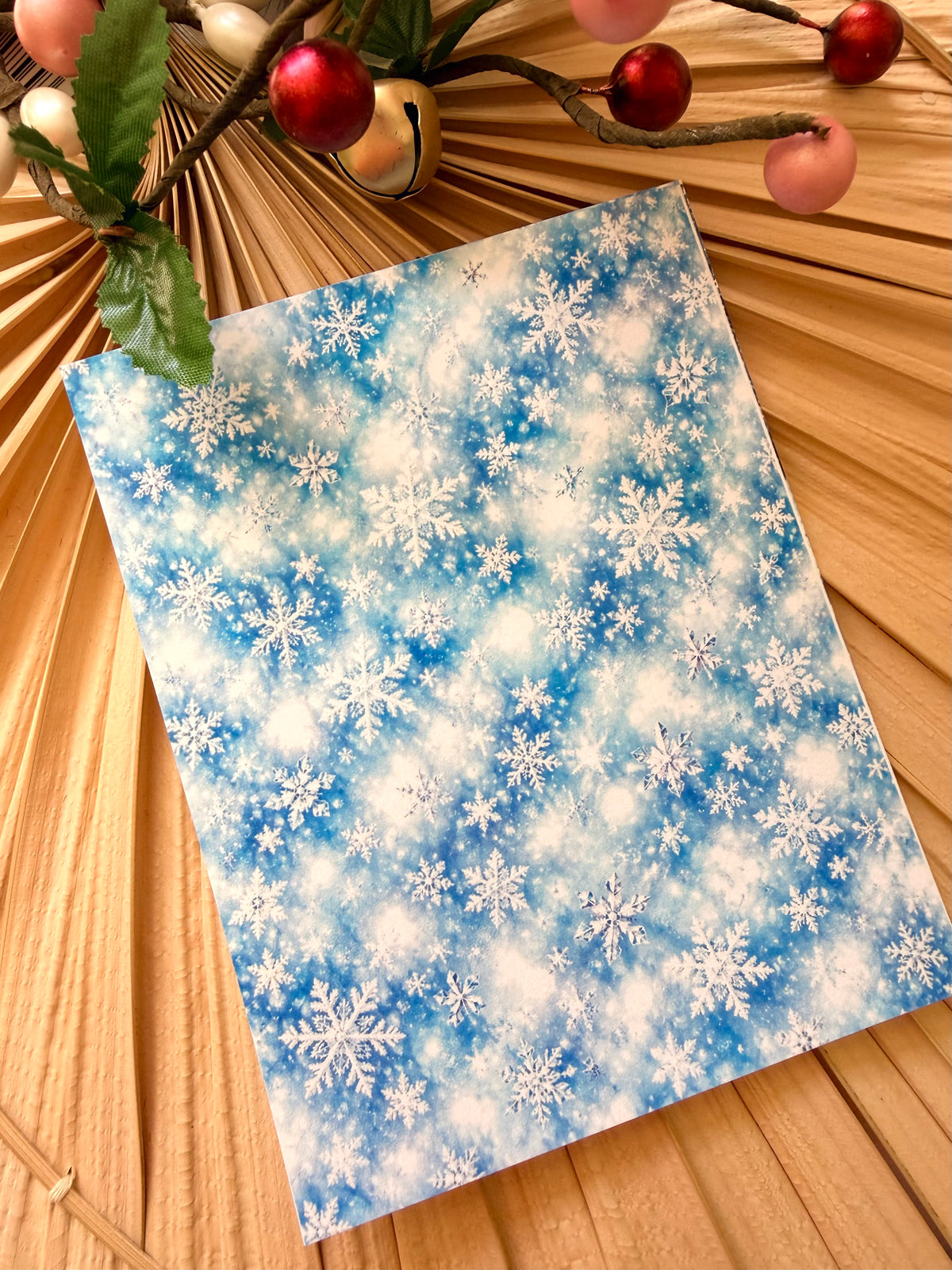 Snowflake Glow Transfer Paper