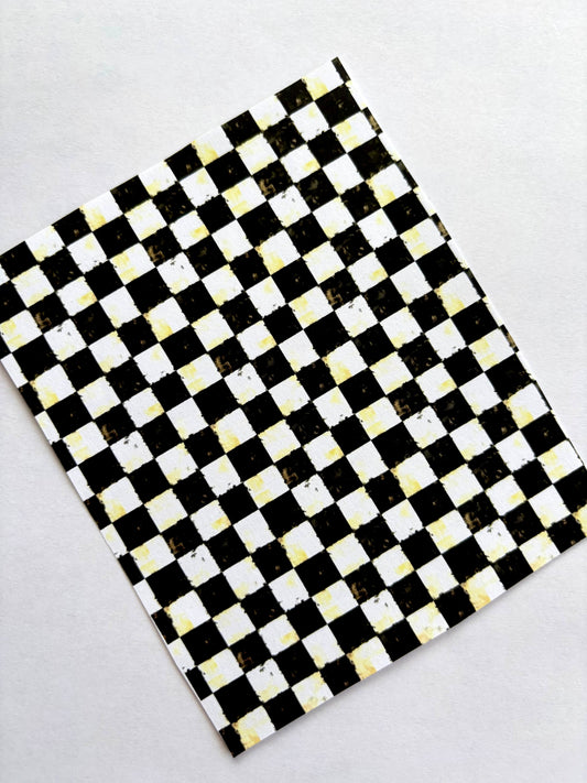 Halloween Checks Transfer Paper