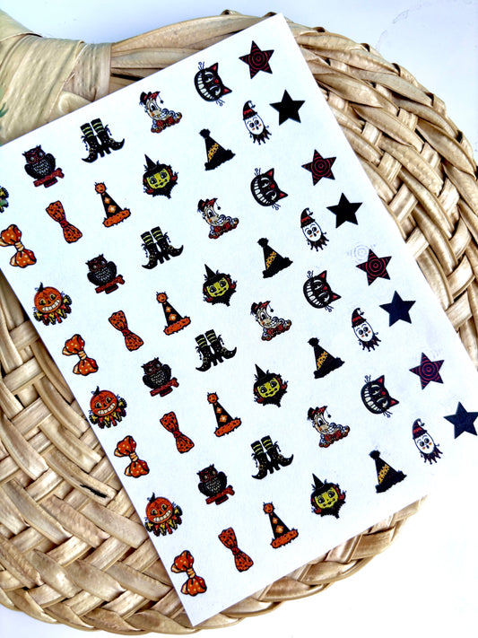 Vintage Halloween Charm Transfer Paper