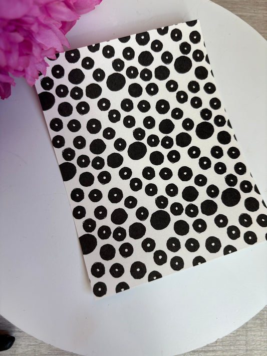 Hollow Dot BW Transfer Paper