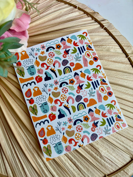 Funky Collage Transfer Paper
