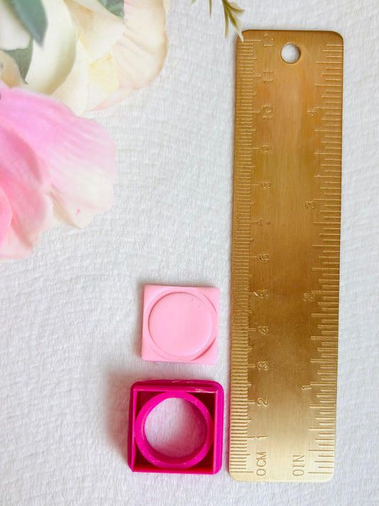 Embossed Circle Square Cutter