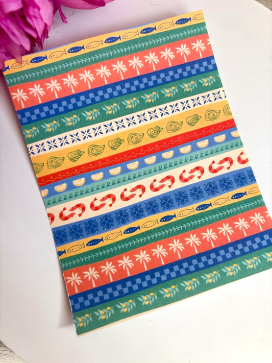 Summer Stripe Transfer Paper