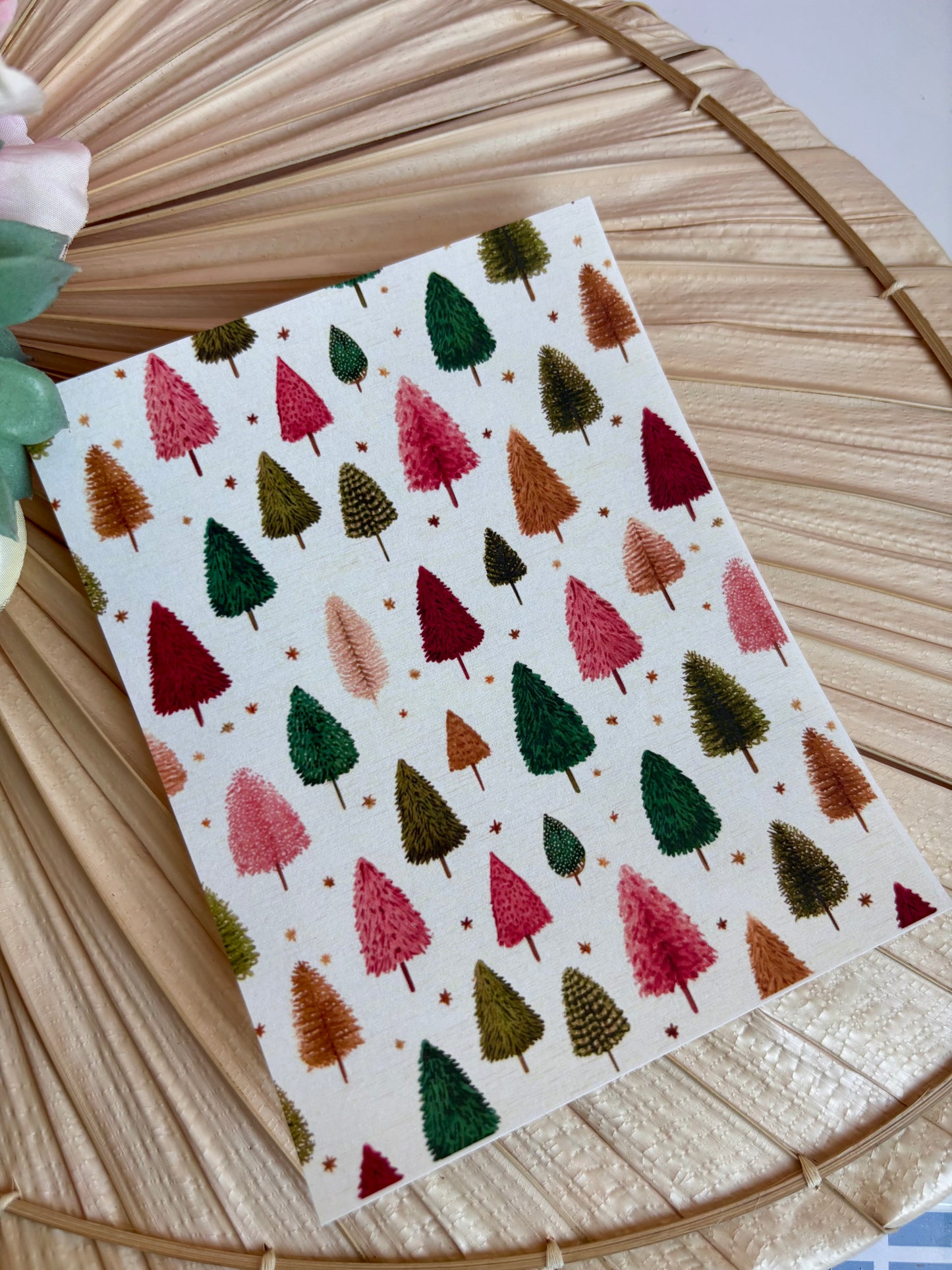 Tree Forest Transfer Paper