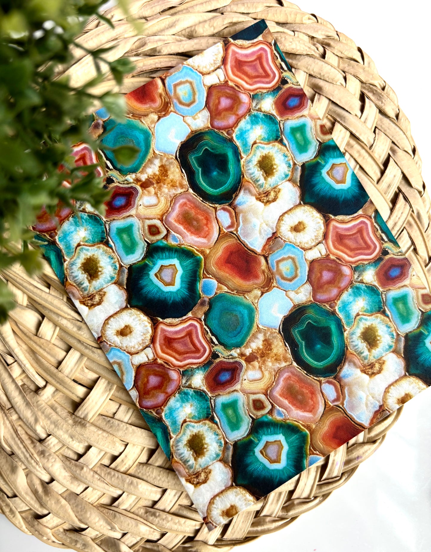 Bold Agates Transfer Paper