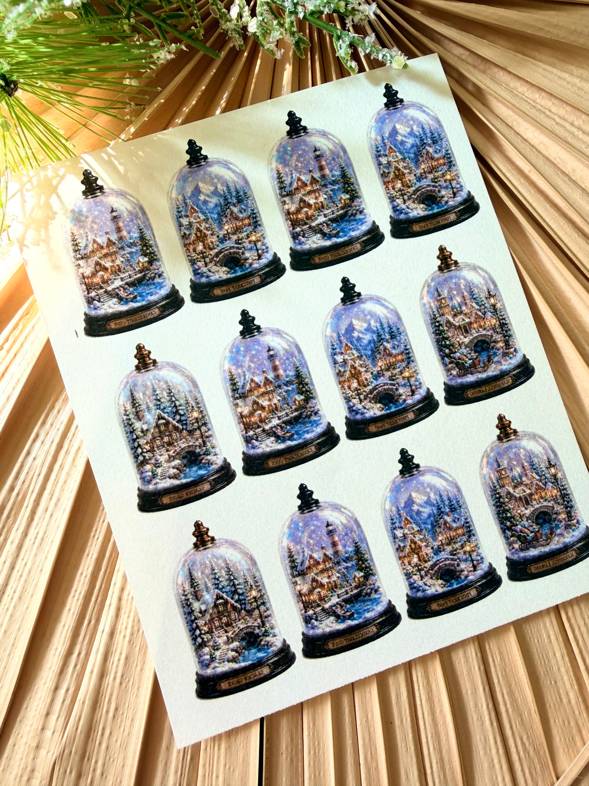 Christmas Village Transfer Papers