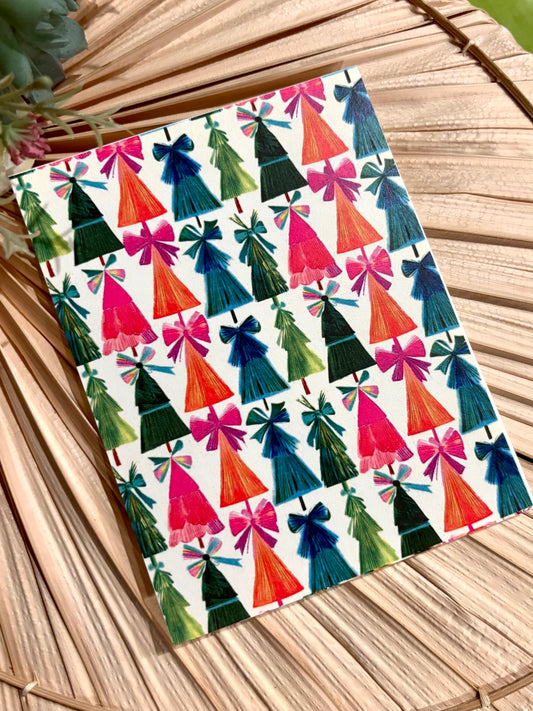 Fancy Bow Trees Transfer Paper