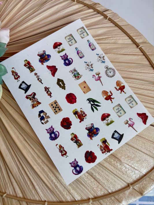 Red Alice Charms Transfer Paper